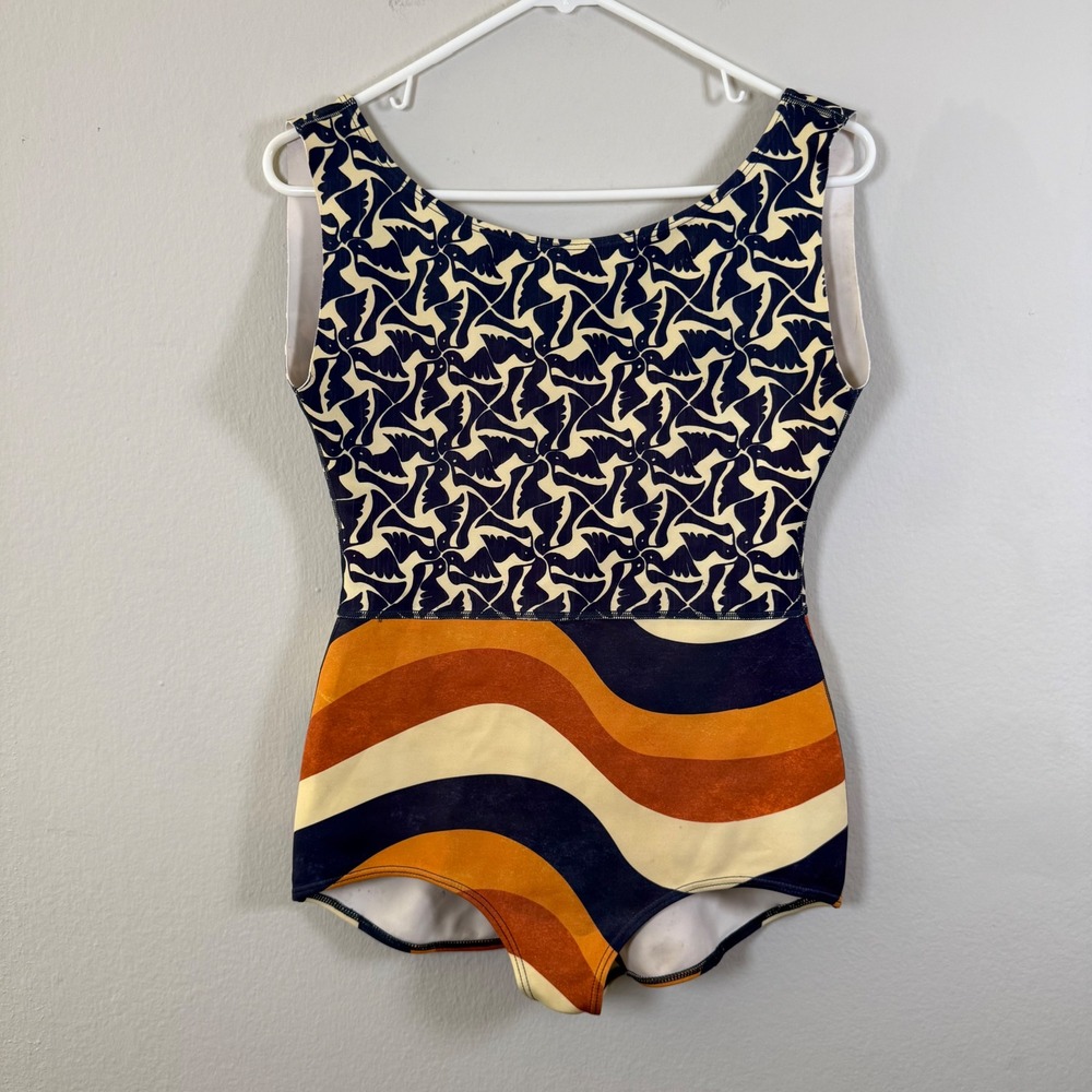 The Seea Retro Geometric Wave One Piece Swimsuit Women's Bathing Suit